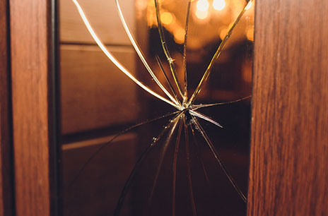 Cracked window