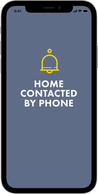 Private security phone contact illustration